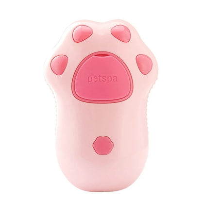 Cepillo vaporizador eléctrico cepillo de pelo de gato 3 en 1 herramienta de depilación de mascotas 360 ° Peine de masaje multifuncional de silicona con mango giratorio